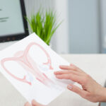 ¿Donde se encuentra la unión escamocolumnar del cuello uterino en niñas?