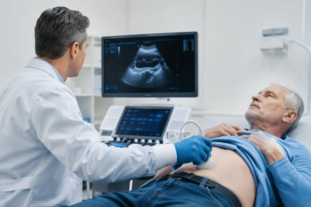 Recomendación para detección de aneurisma aórtico abdominal