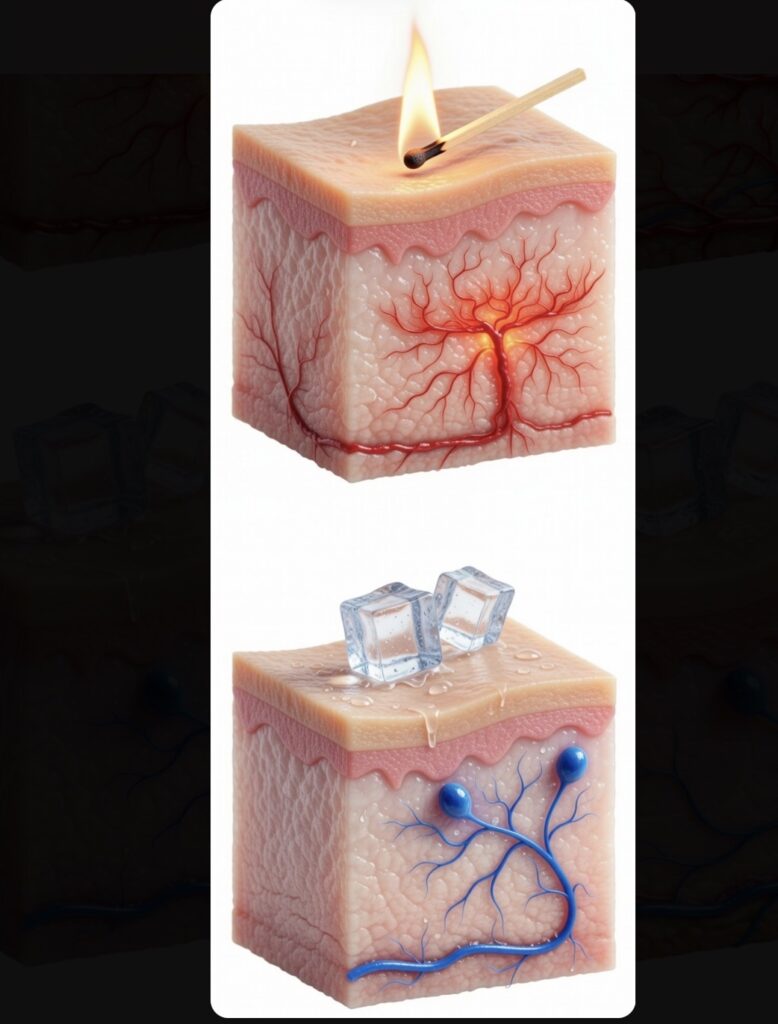 Sensibilidad térmica, receptores térmicos y su excitación