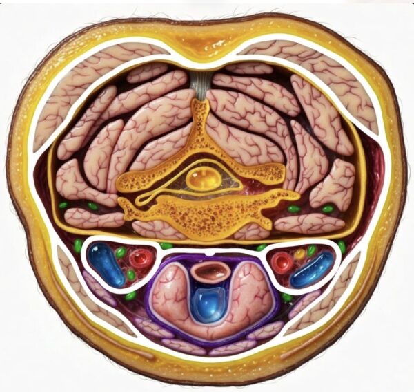 Espacios celulosos del cuello