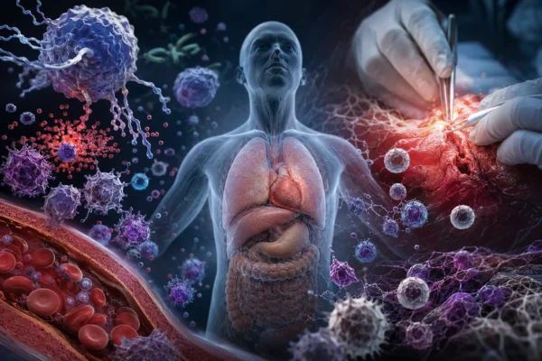 La respuesta inflamatoria frente a la lesión tisular, la infección y el estrés sistémico.