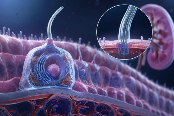 Los cilios primarios no móviles como antenas sensitivas celulares