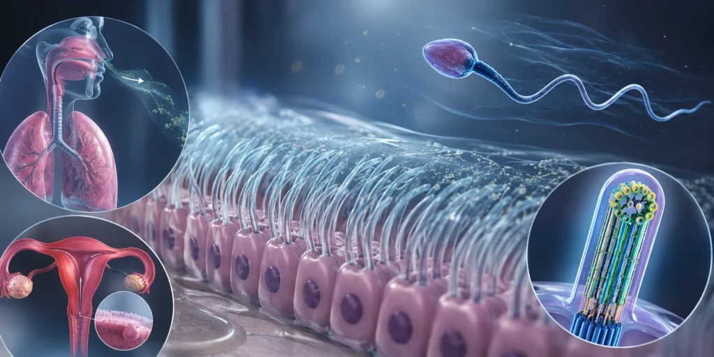 Función de los cilios celulares