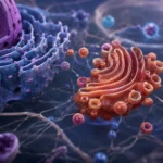 Síntesis de estructuras celulares en el retículo endoplásmico y el aparato de Golgi