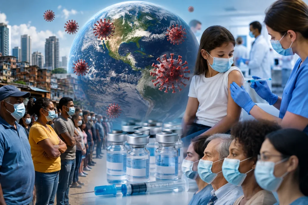 COVID-19. Impacto mundial, desigualdades sanitarias y vacunación