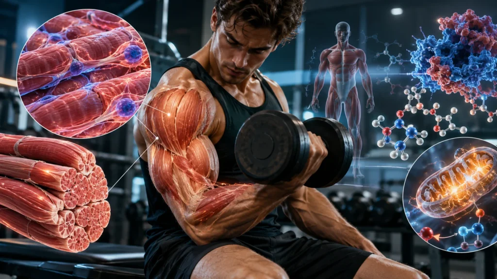 Desarrollo muscular. Fundamentos fisiológicos, entrenamiento, nutrición y recuperación